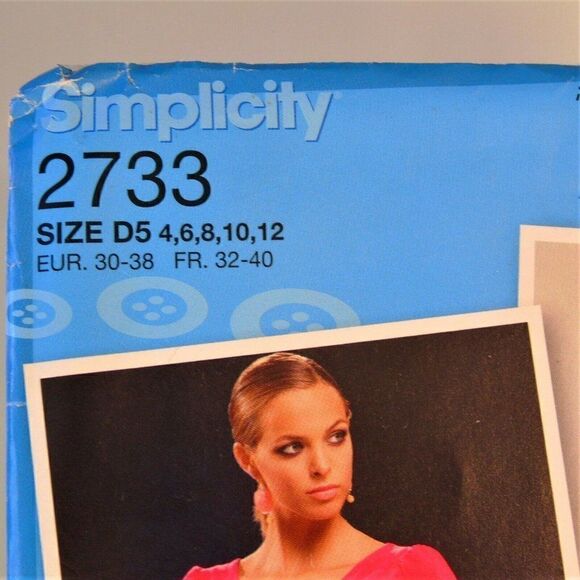 Simplicity 2733 Sewing Pattern - Picture 5 of 6